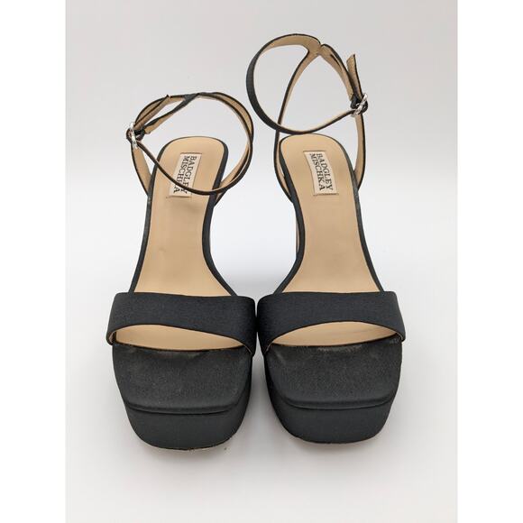 Badgley Mischka Women's Caia Platform Sandals in Black size US7 EU37.5 - Picture 3 of 16